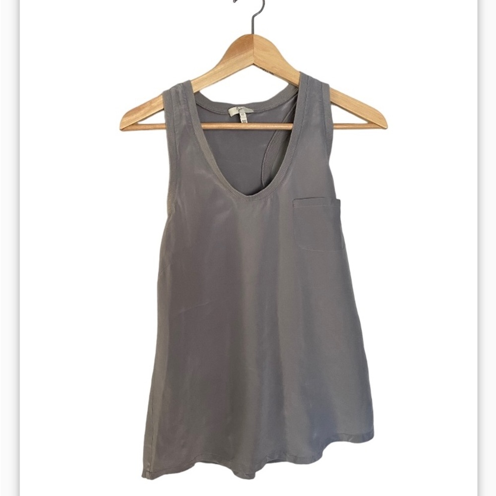 Joie silk sleeveless racerback tank